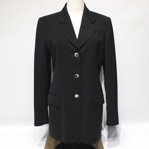 Bernard Zins Paris Black Jennifer 3-Button Blazer Made in France Women Size 6